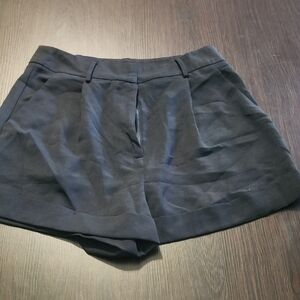 H&M Navy High Waist Women's Shorts